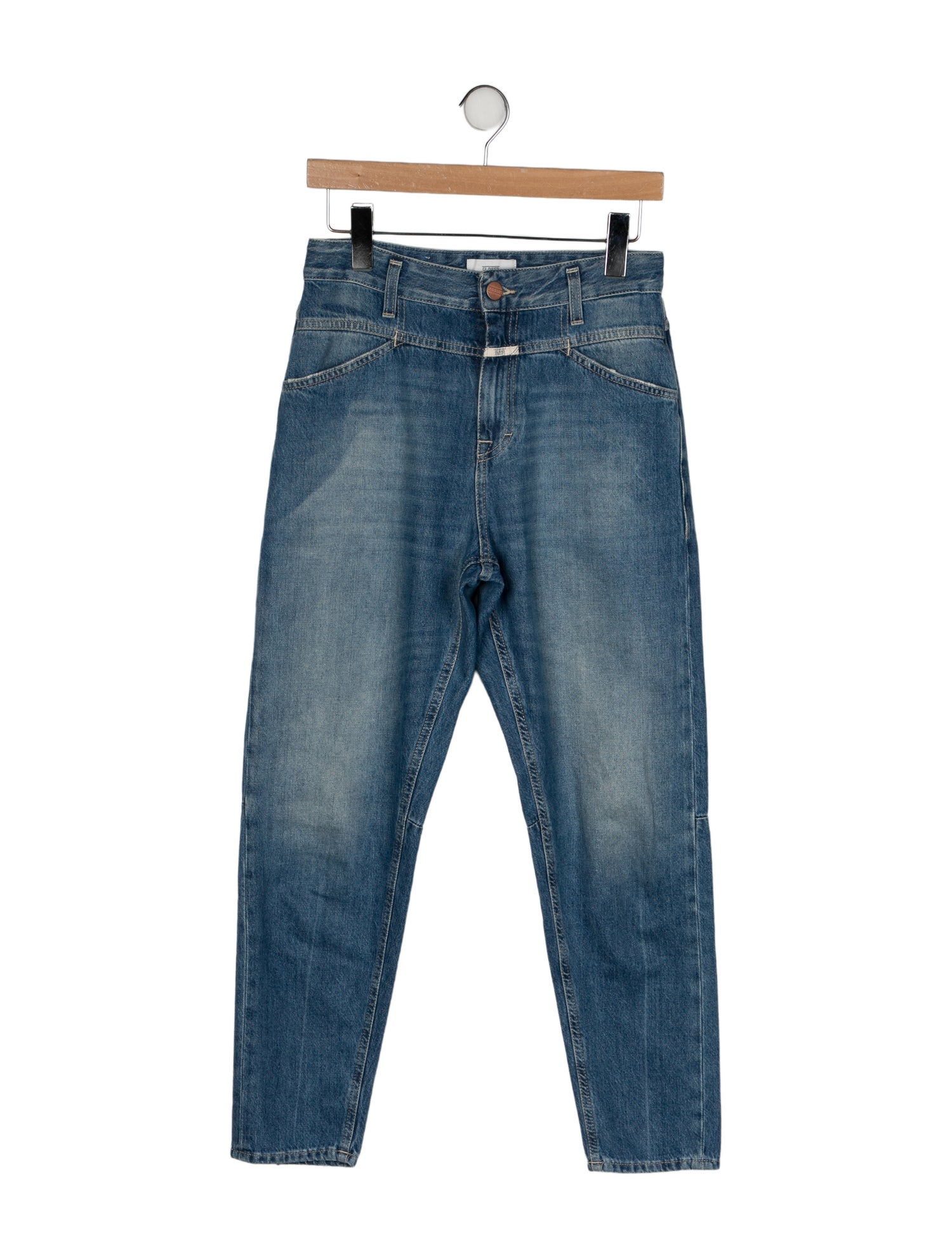 Closed High-Rise Straight Leg Jeans