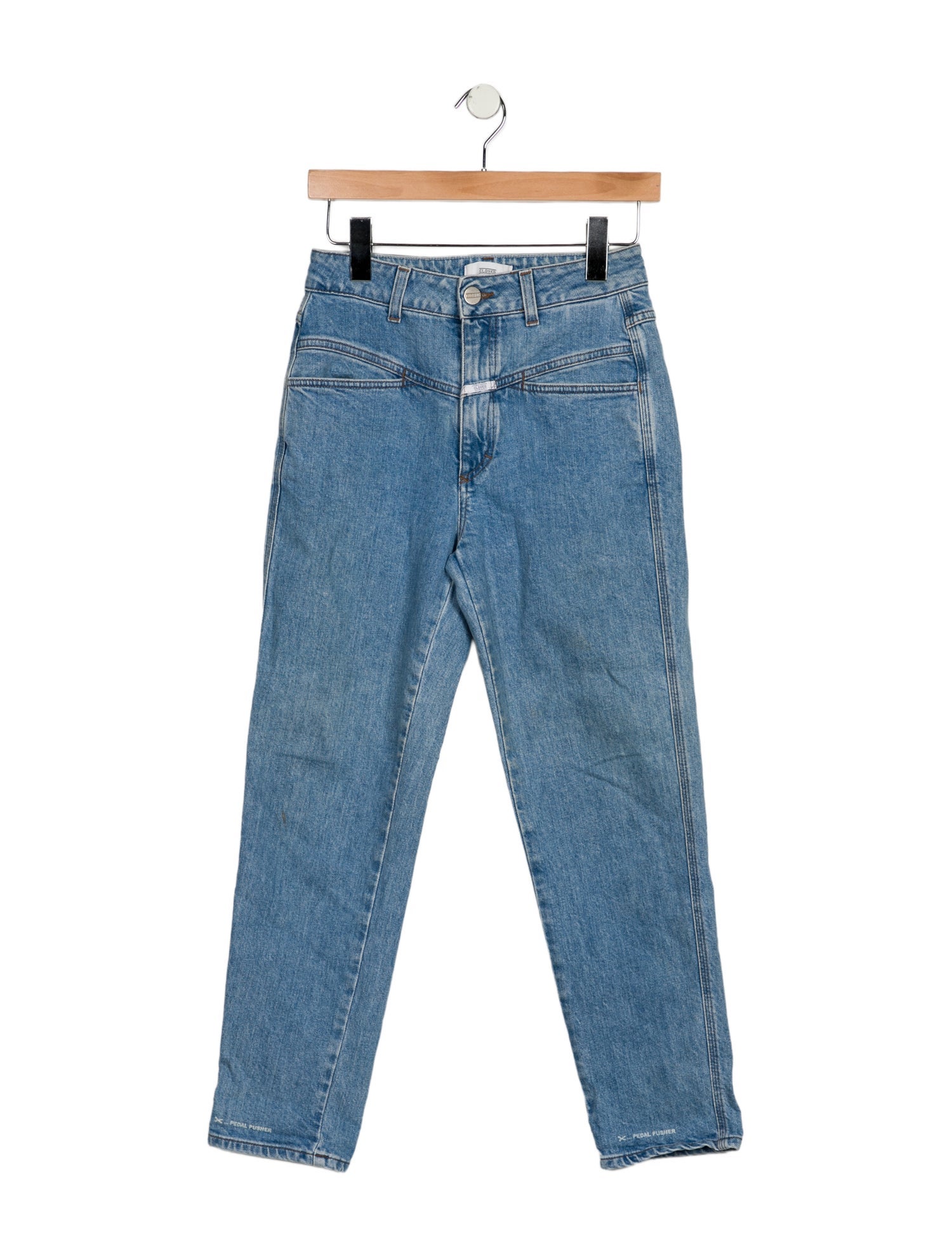Closed High-Rise Straight Leg Jeans
