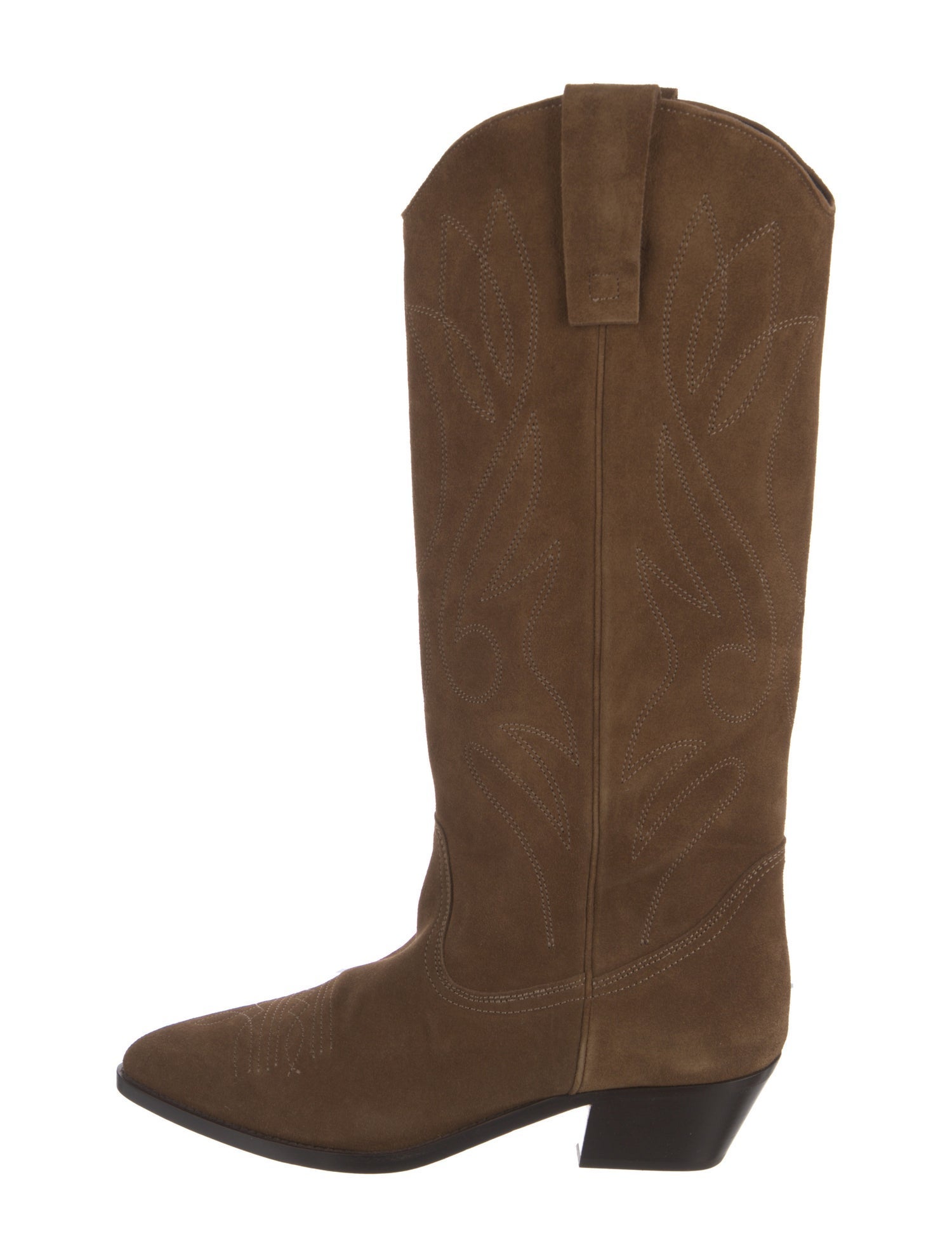 Closed Suede Western Boots w/ Tags