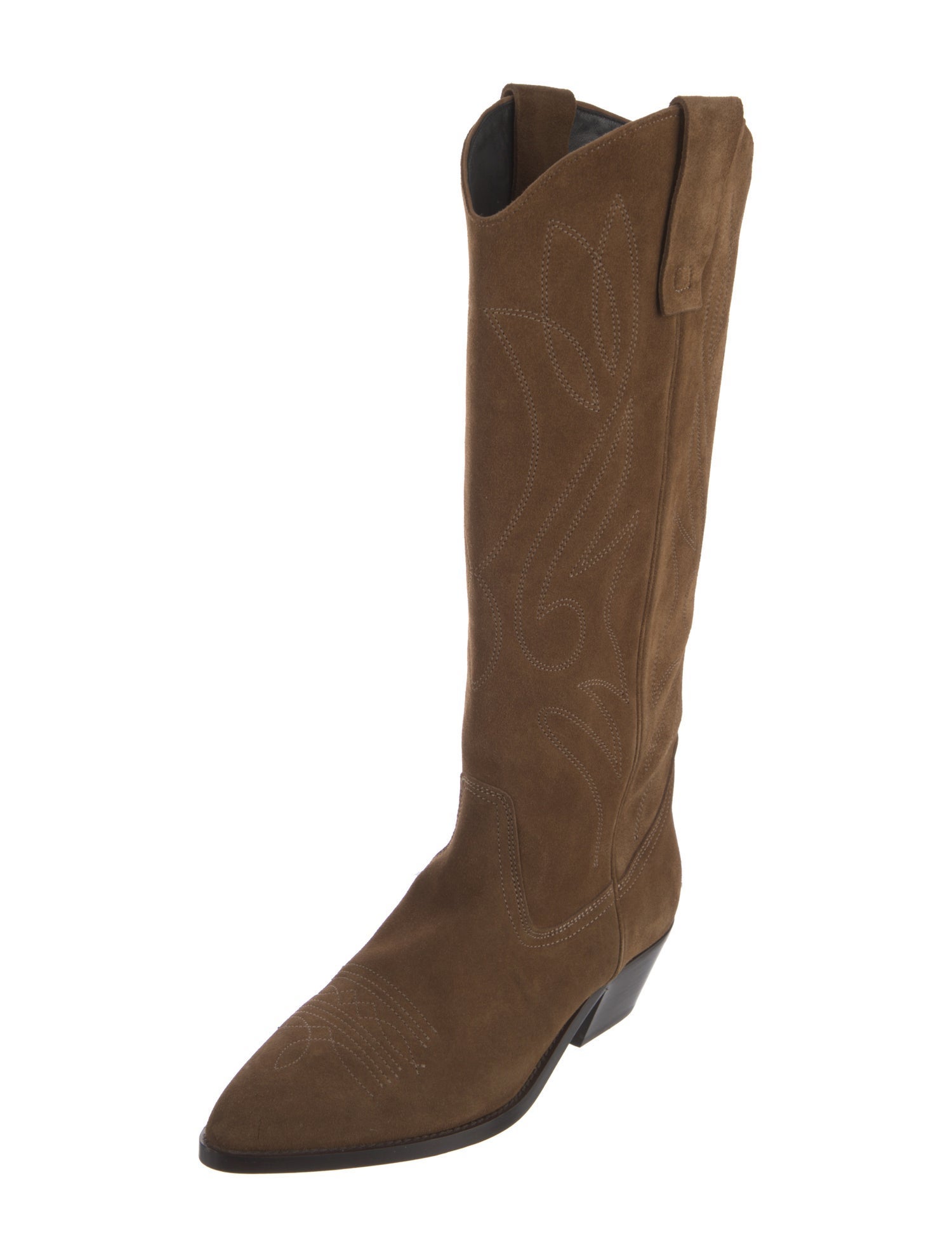 Closed Suede Western Boots w/ Tags