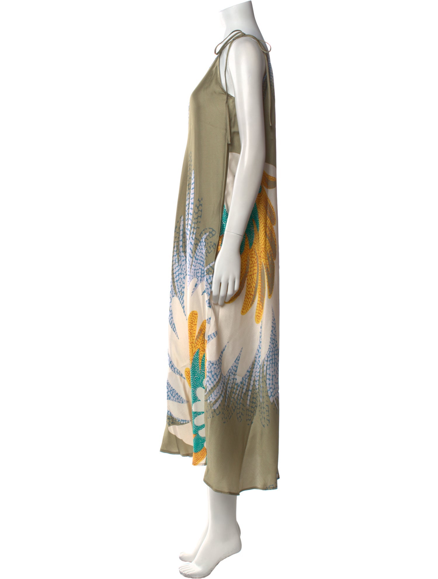 Closed Printed Long Dress