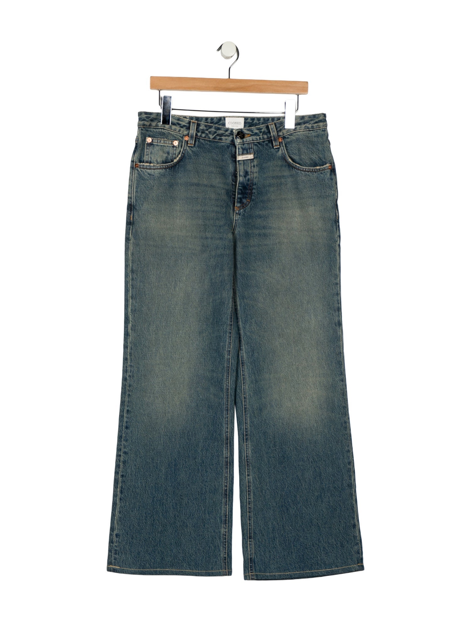 Closed Mid-Rise Wide Leg Jeans