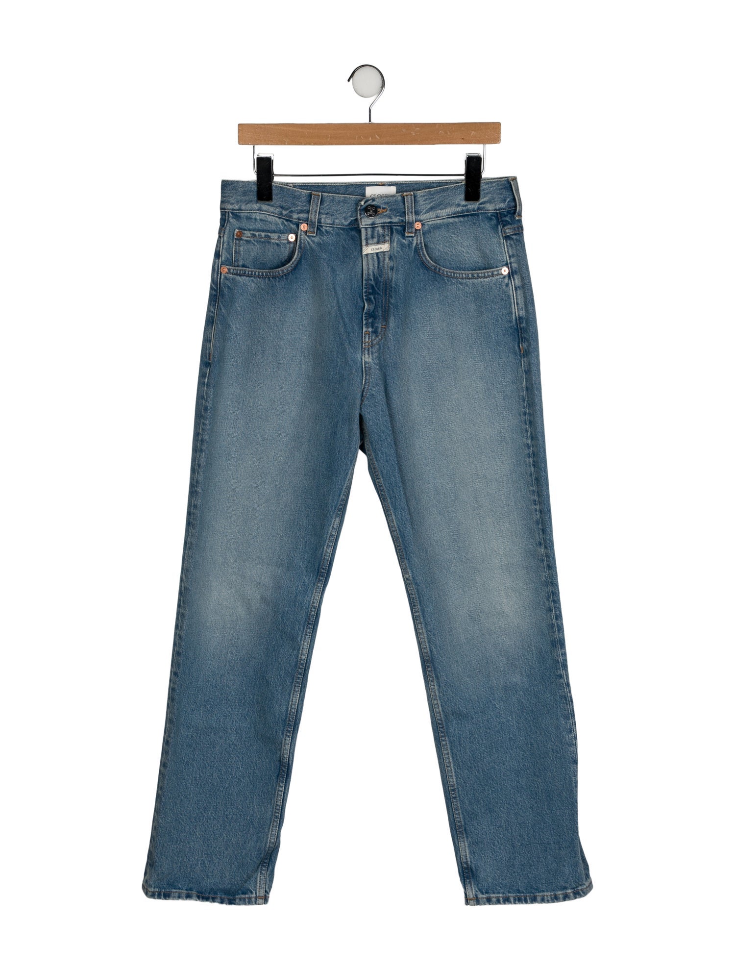 Closed High-Rise Straight Leg Jeans