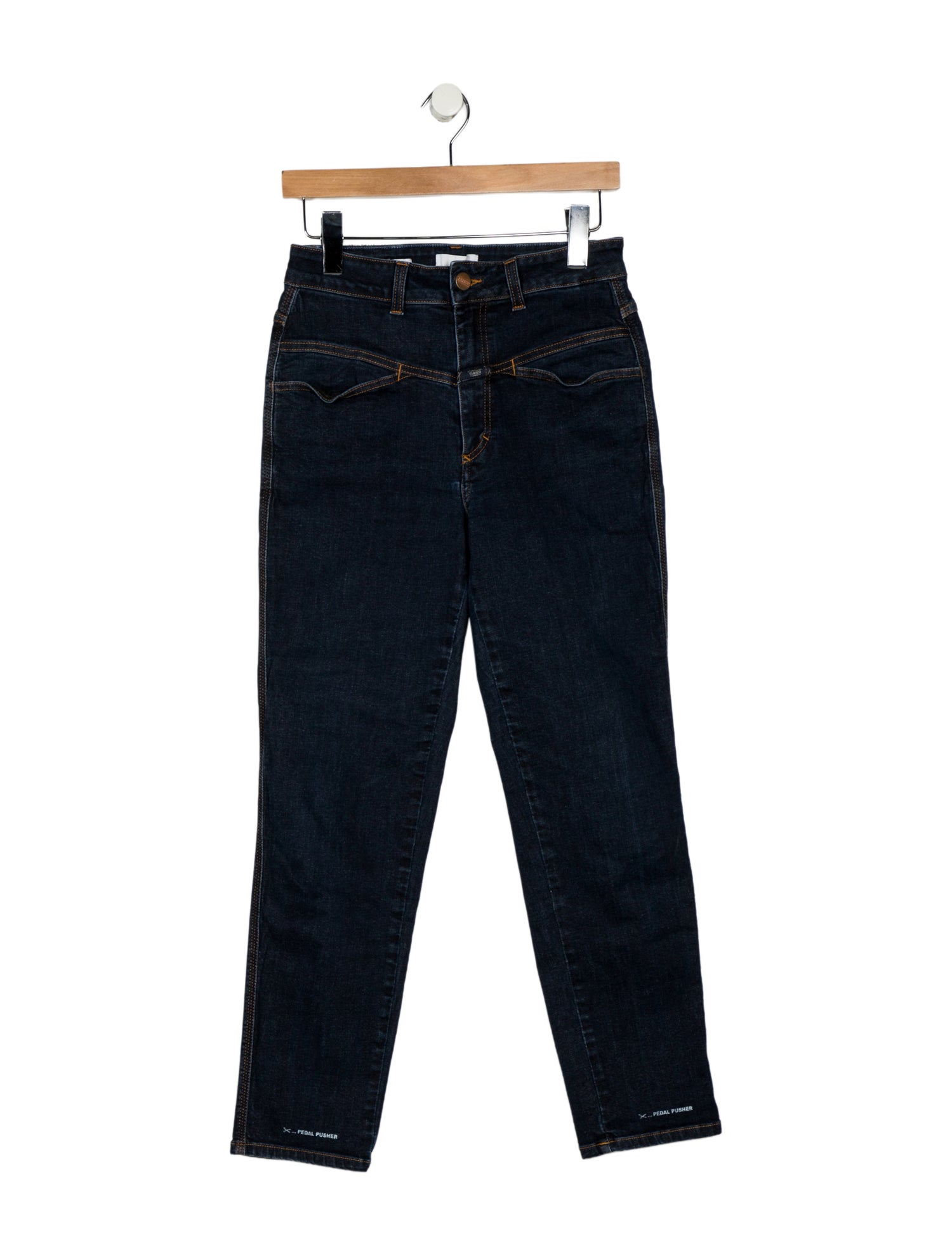 Closed Pedal Pusher Straight Leg Jeans