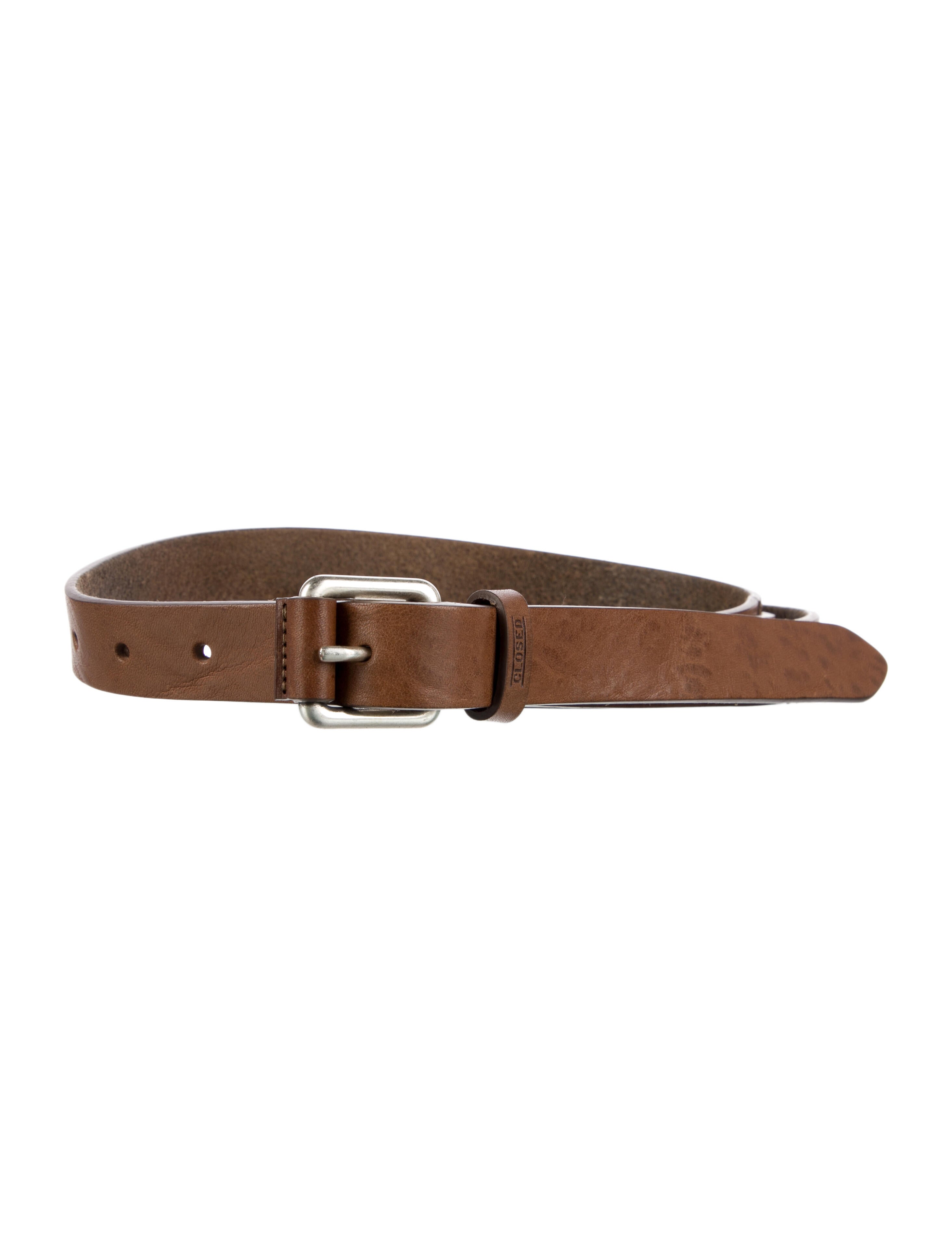 Closed Skinny Leather Belt