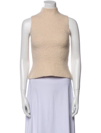 Closed Wool Mock Neck Sweater