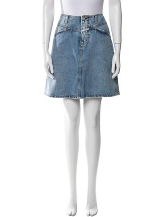 Closed Distressed Accents Mini Skirt