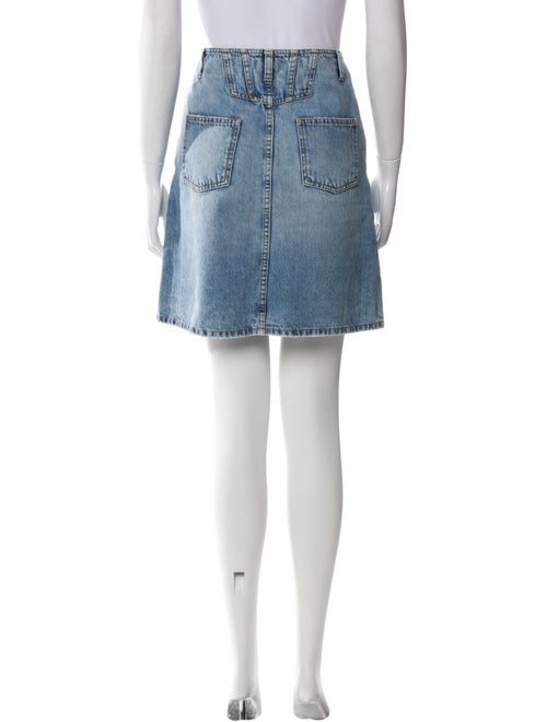 Closed Distressed Accents Mini Skirt