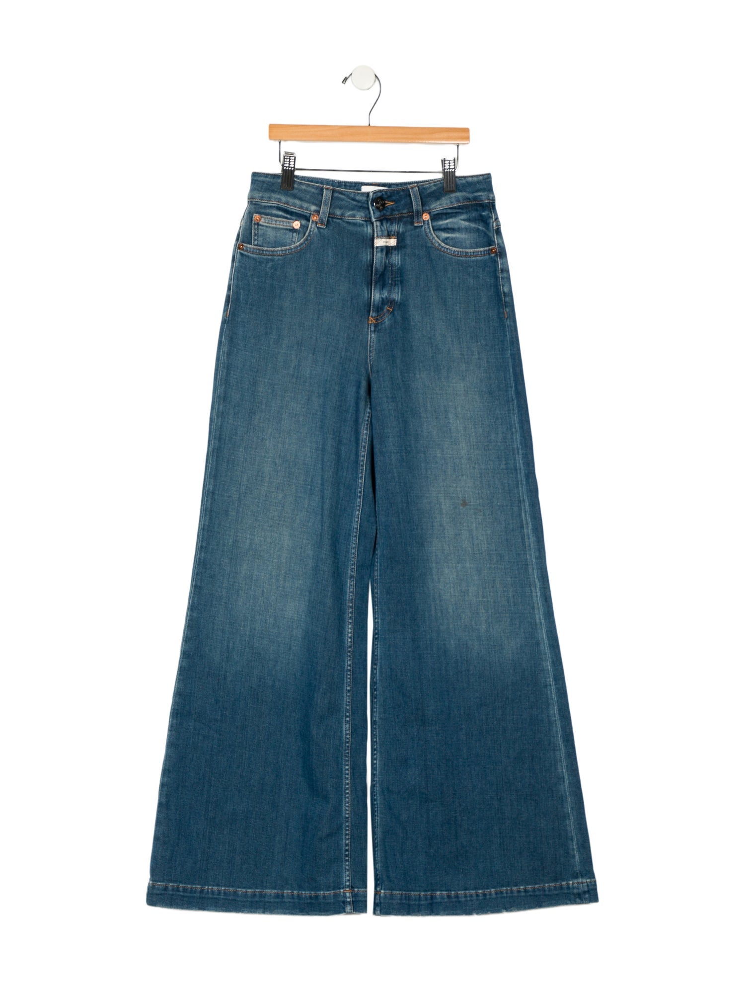 Closed Mid-Rise Wide Leg Jeans