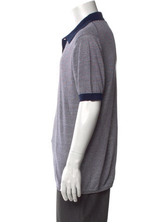 Closed Linen Striped Polo Shirt
