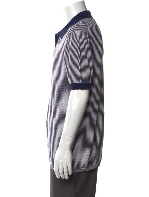 Closed Linen Striped Polo Shirt