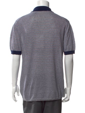 Closed Linen Striped Polo Shirt