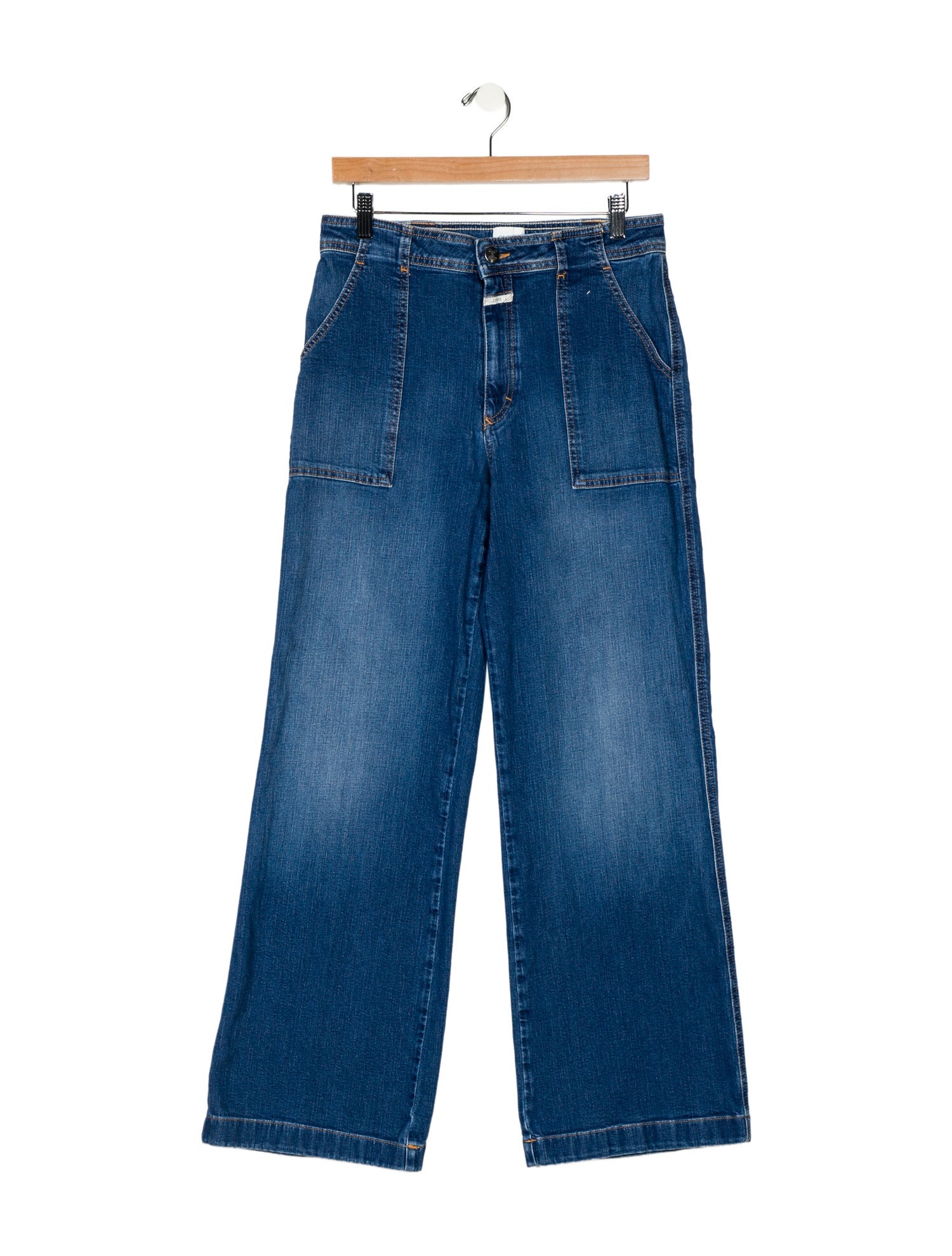 Closed Mid-Rise Wide Leg Jeans
