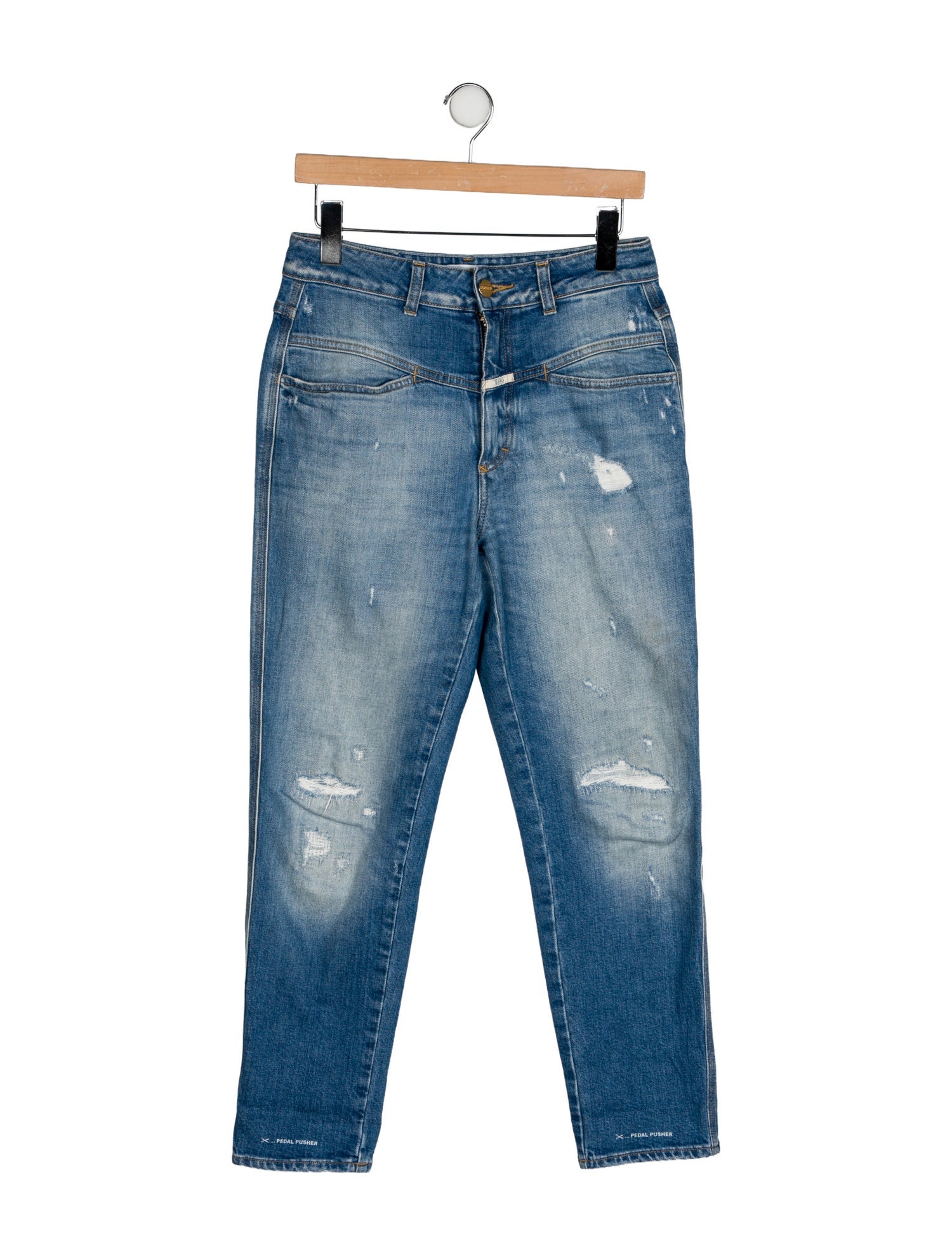 Closed Mid-Rise Straight Leg Jeans