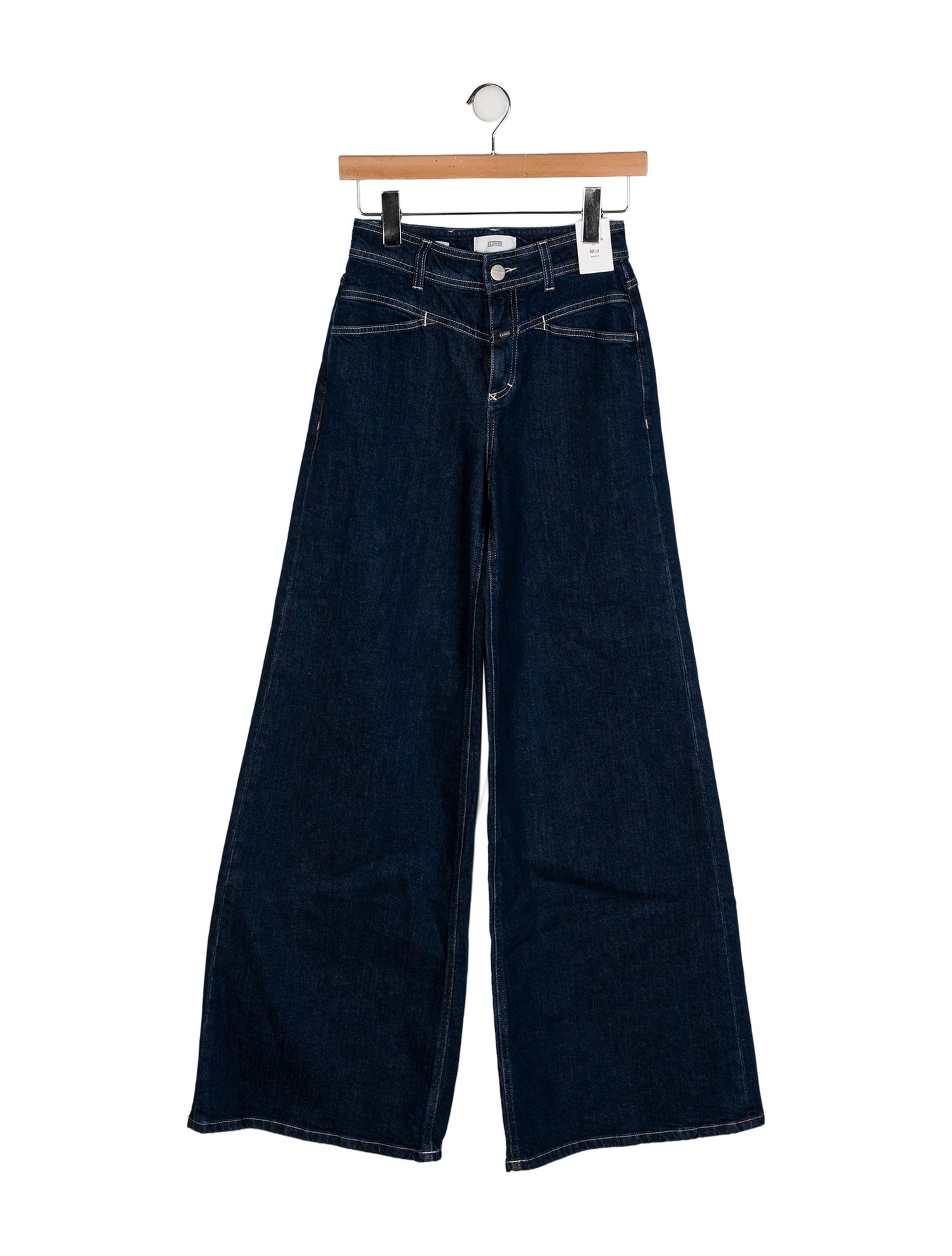 Closed Mid-Rise Wide Leg Jeans