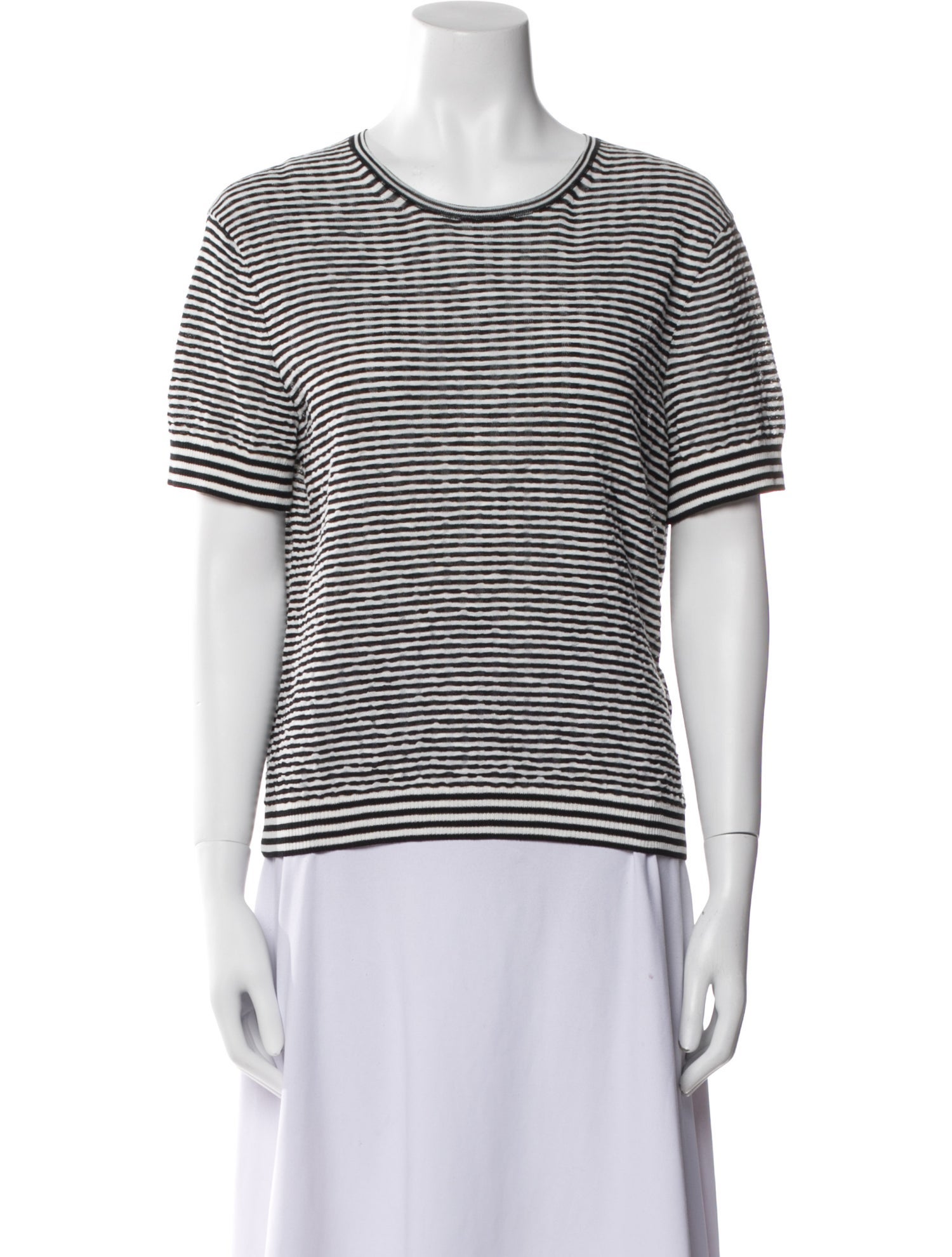 Closed Striped Scoop Neck T-Shirt