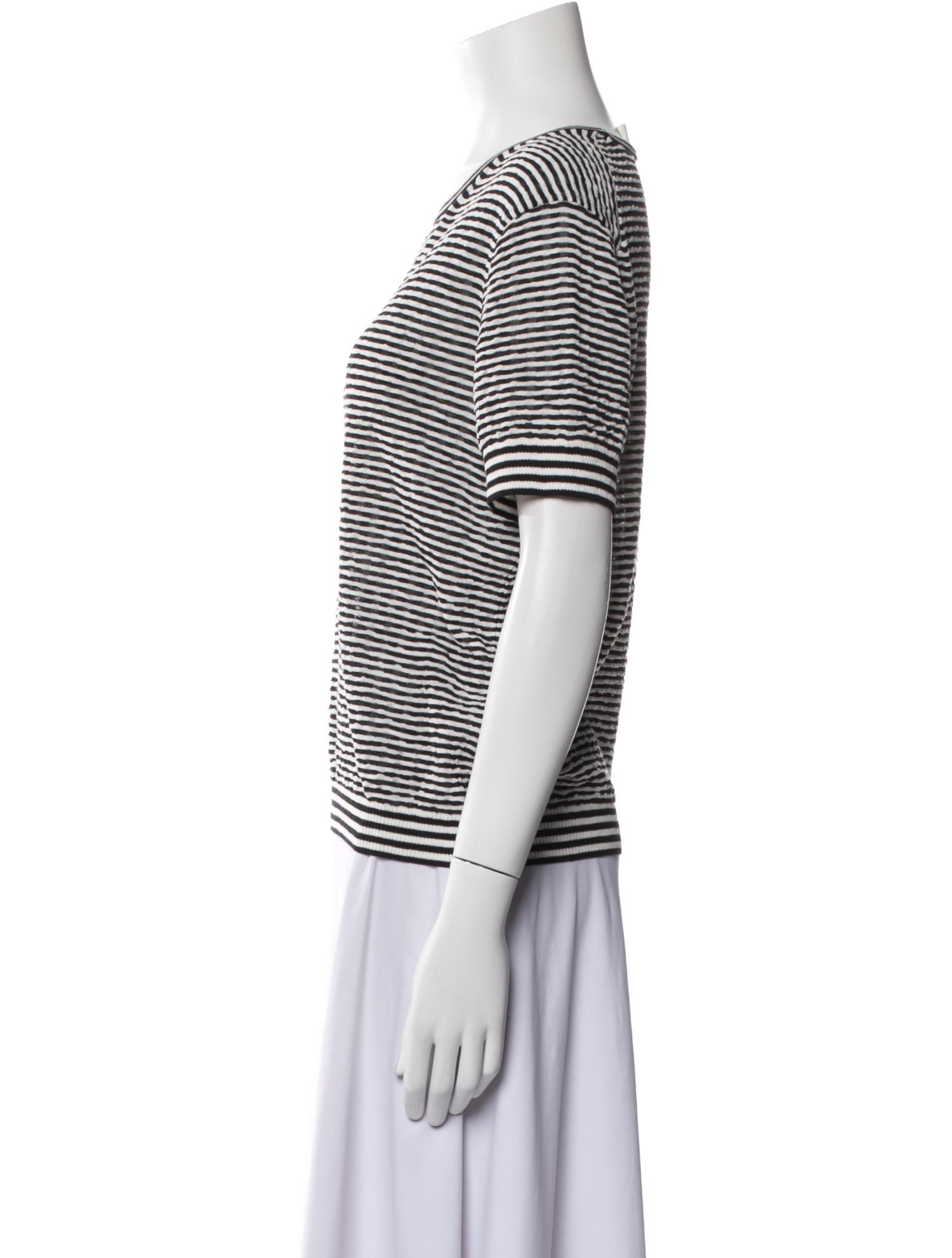 Closed Striped Scoop Neck T-Shirt