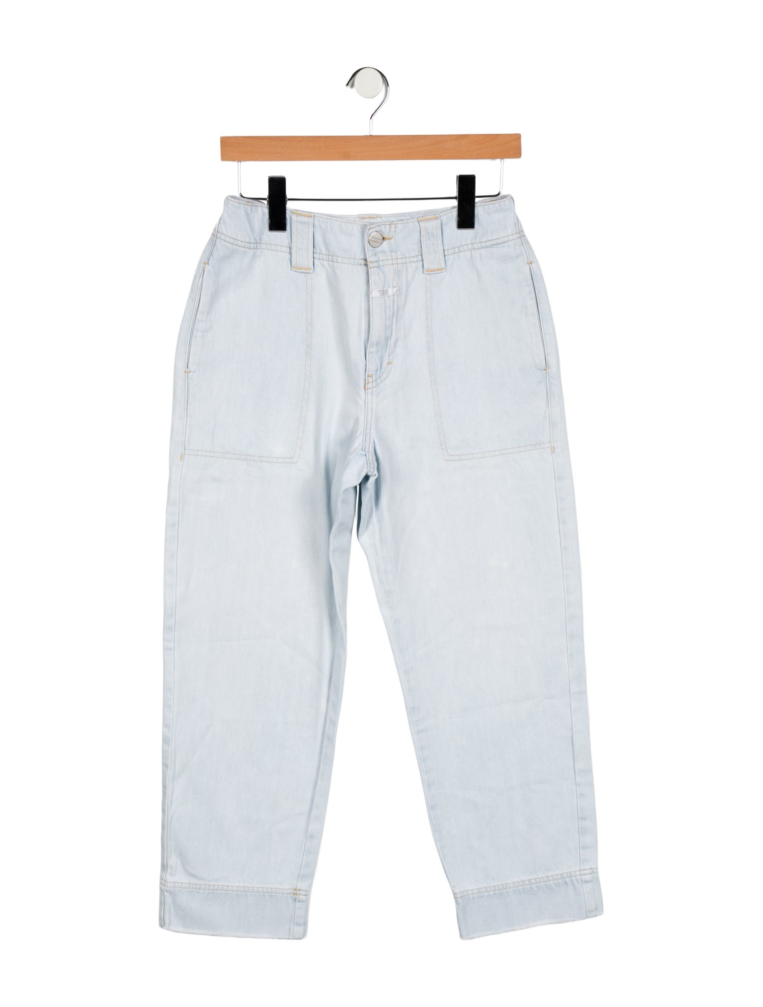 Closed Mid-Rise Straight Leg Jeans