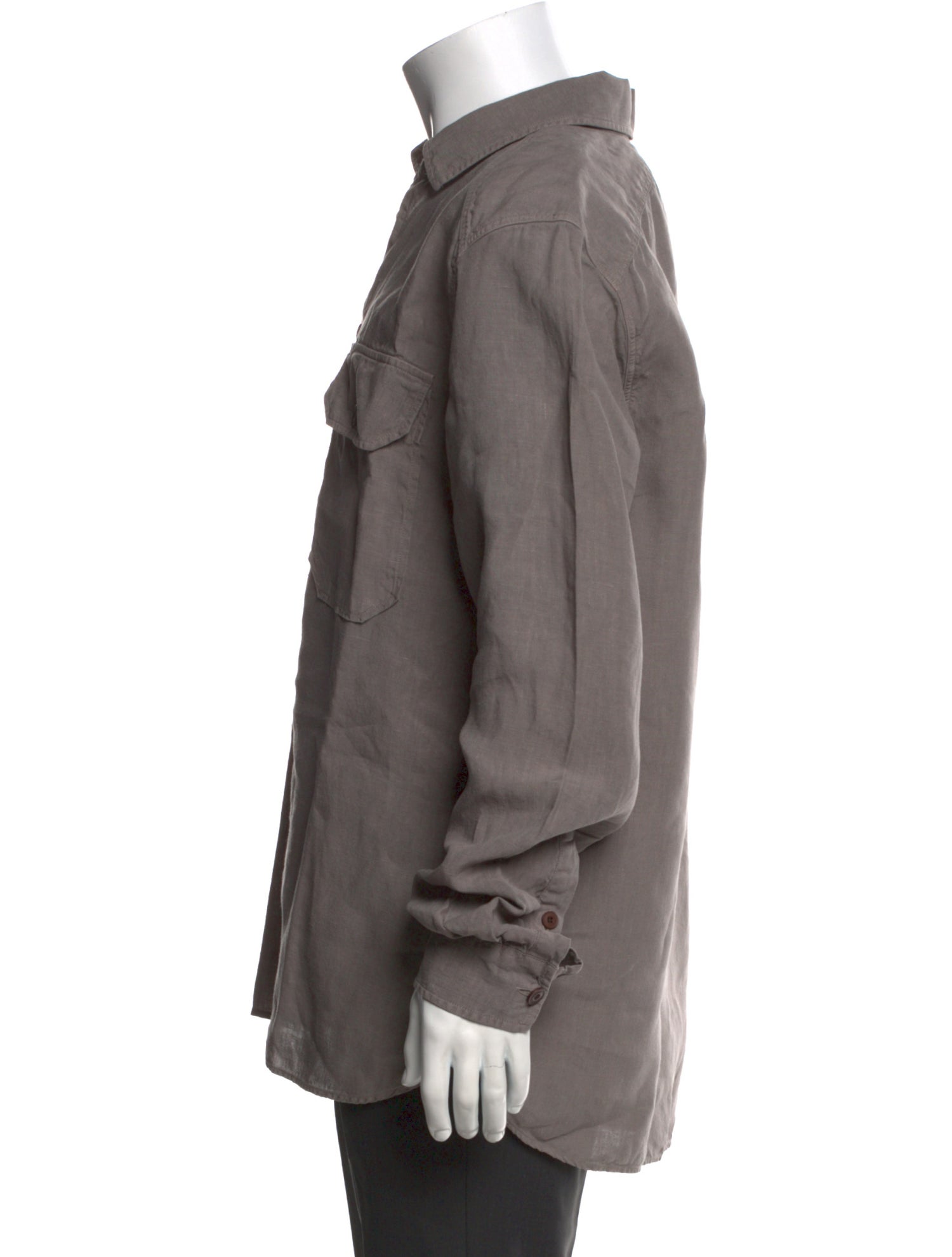 Closed Linen Long Sleeve Shirt