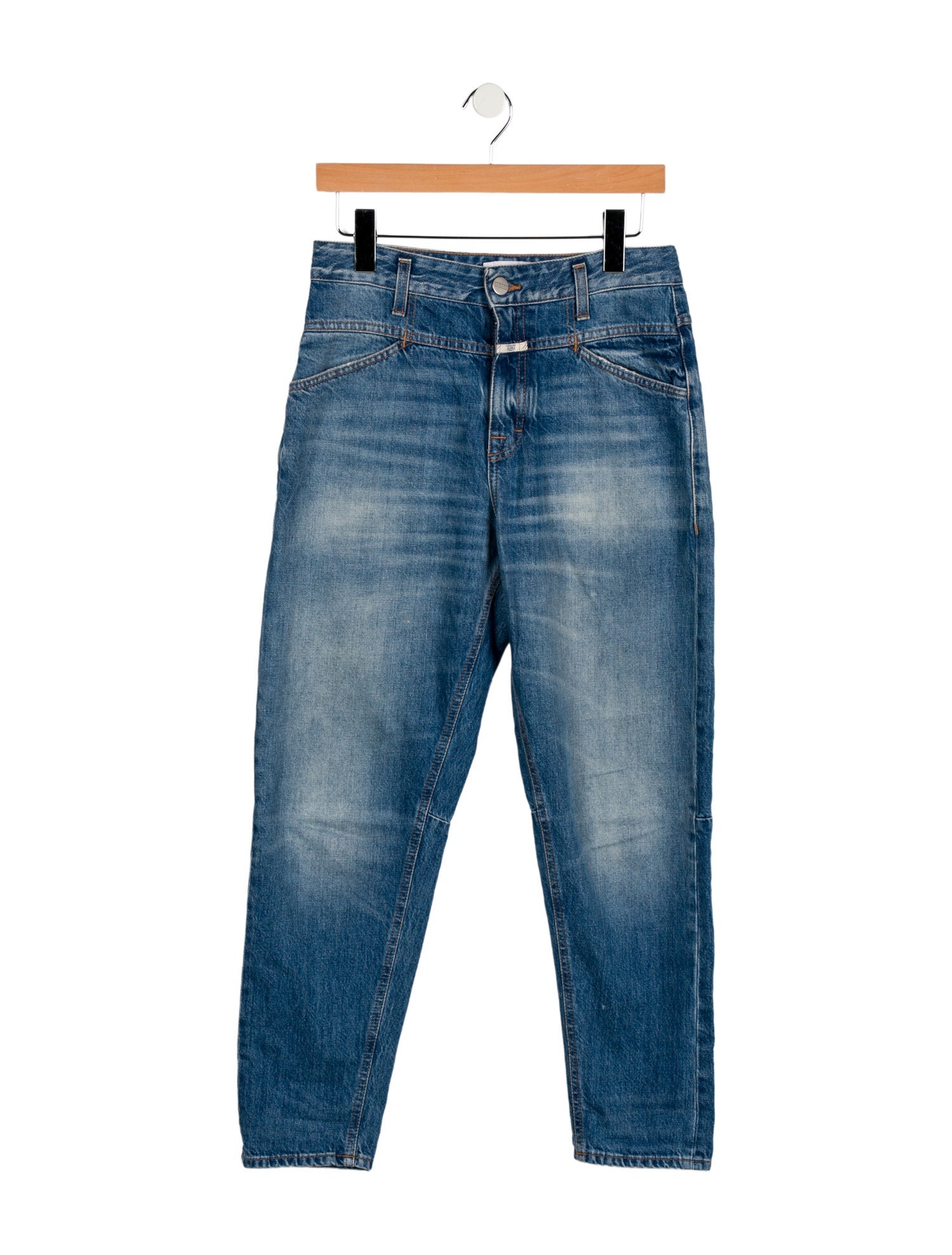 Closed Mid-Rise Straight Leg Jeans