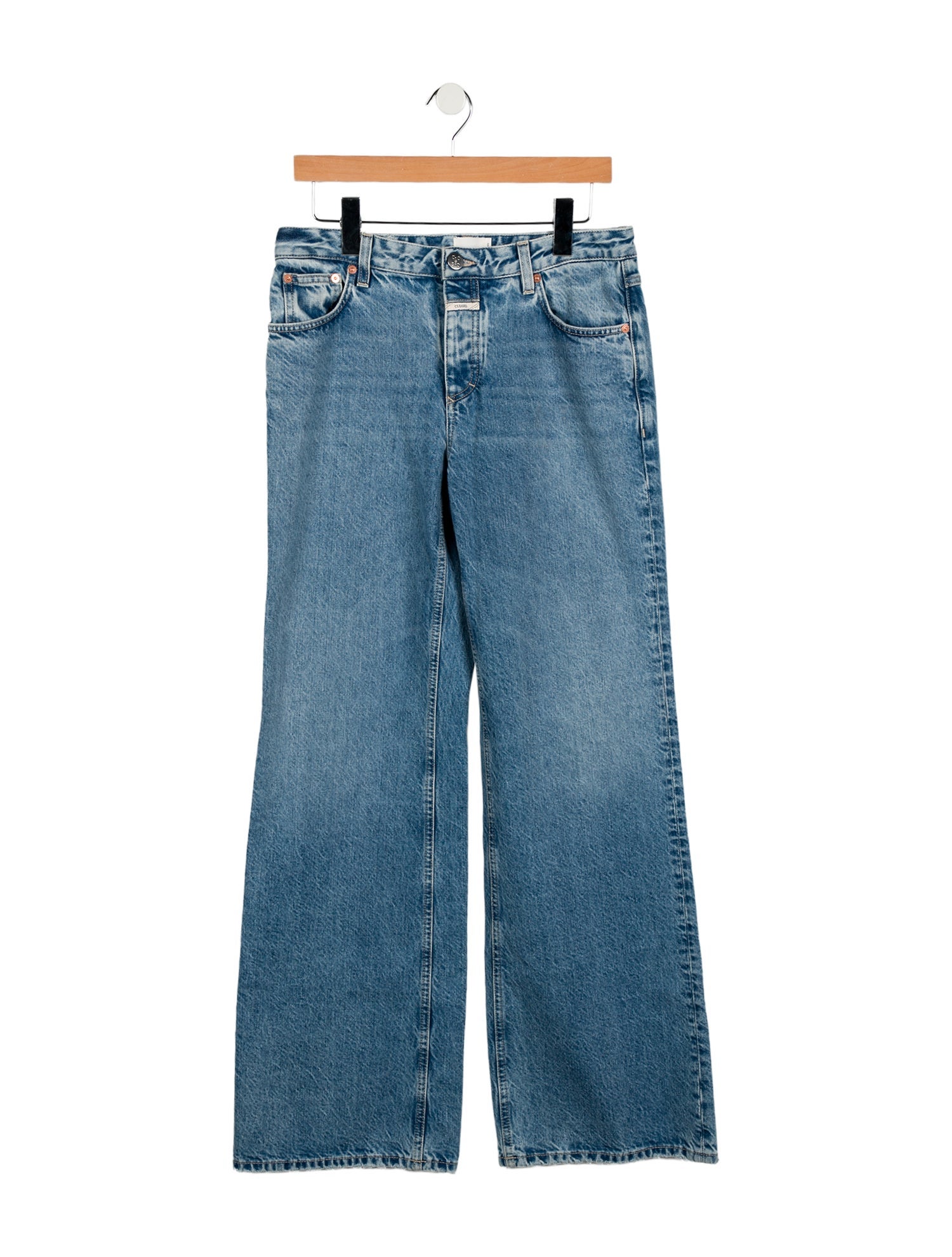 Closed Mid-Rise Wide Leg Jeans