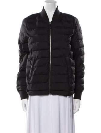 Closed Nylon Bomber Jacket