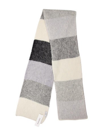Closed Scarves and Shawls Cashmere Striped Scarf