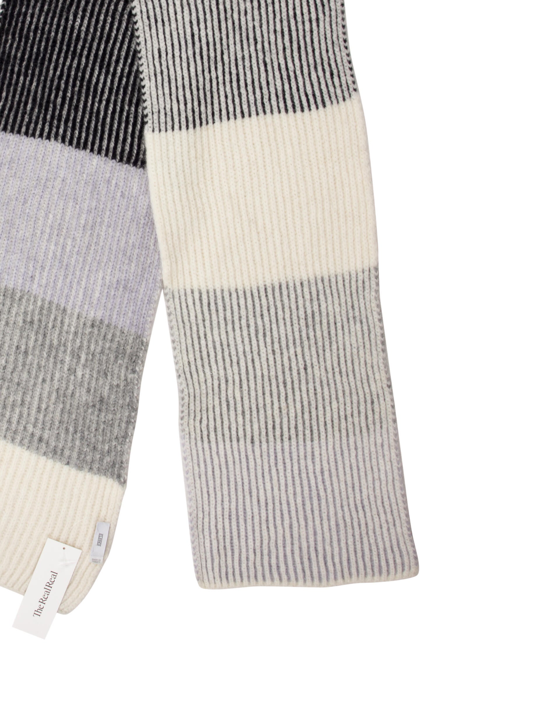 Closed Cashmere Striped Scarf