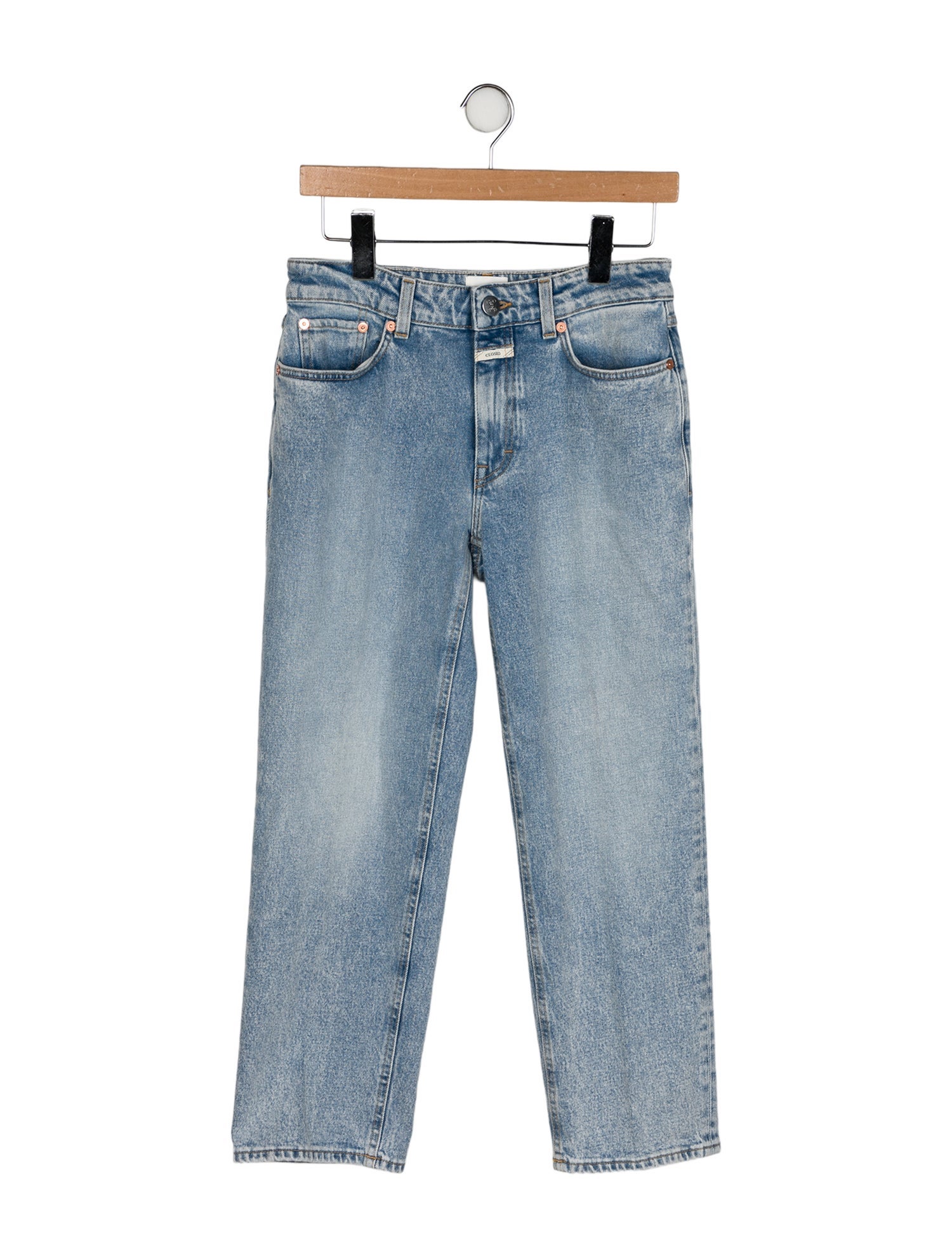 Closed Mid-Rise Straight Leg Jeans