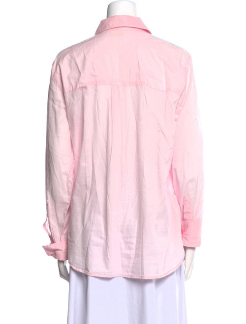 Closed Long Sleeve Button-Up Top