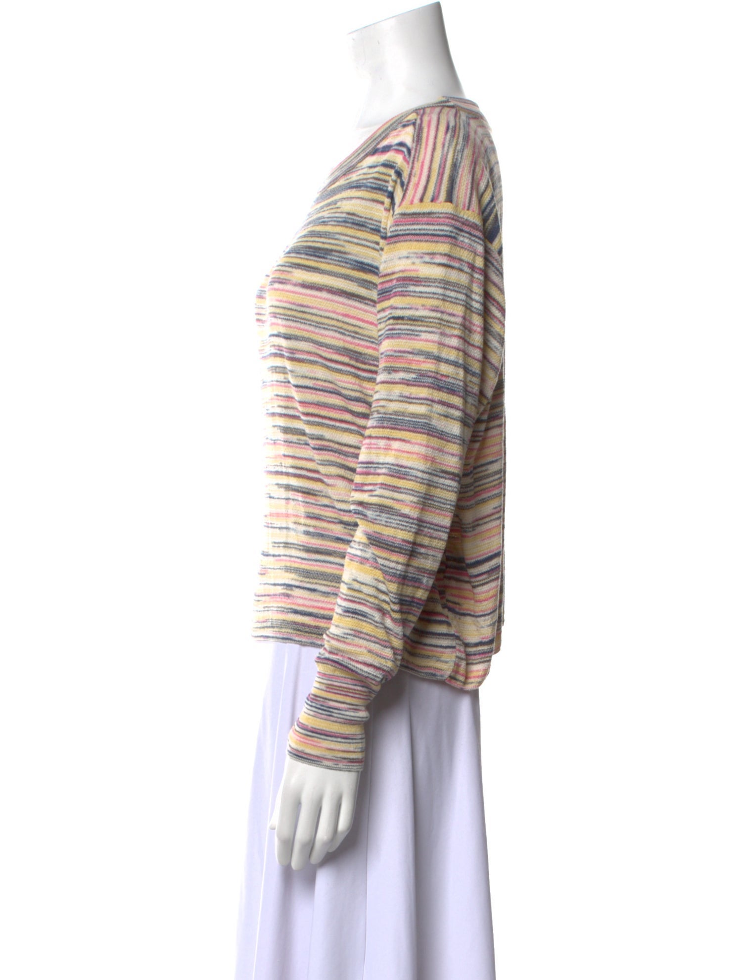 Closed Striped Scoop Neck Top w/ Tags