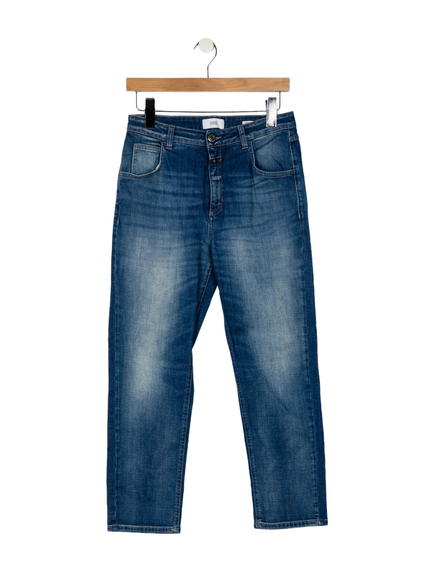 Closed Mid-Rise Straight Leg Jeans