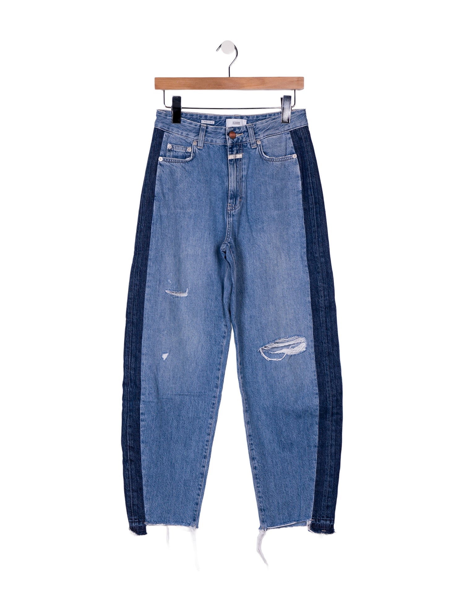 Closed High-Rise Straight Leg Jeans