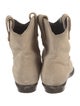 Closed Suede Western Boots