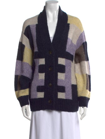 Closed Printed V-Neck Sweater