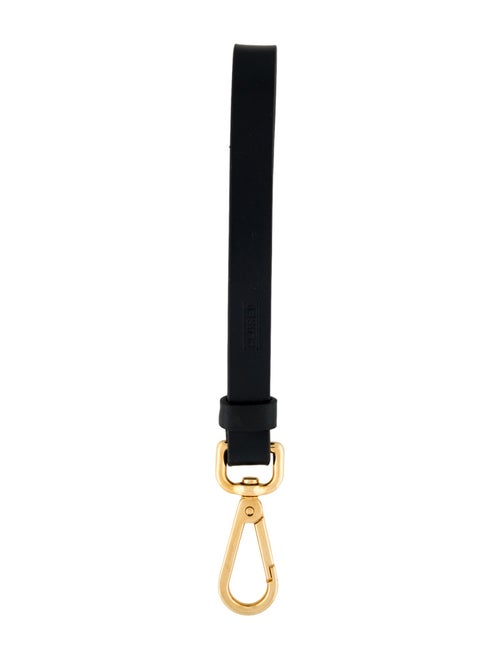 Closed Closed Gold Keychain with Leather Wrist Strap