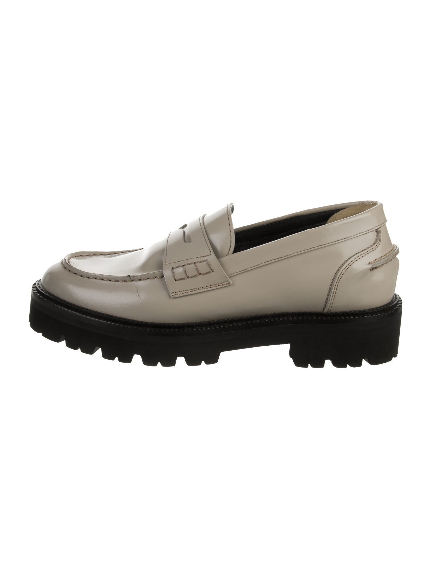 Closed Patent Leather Loafers