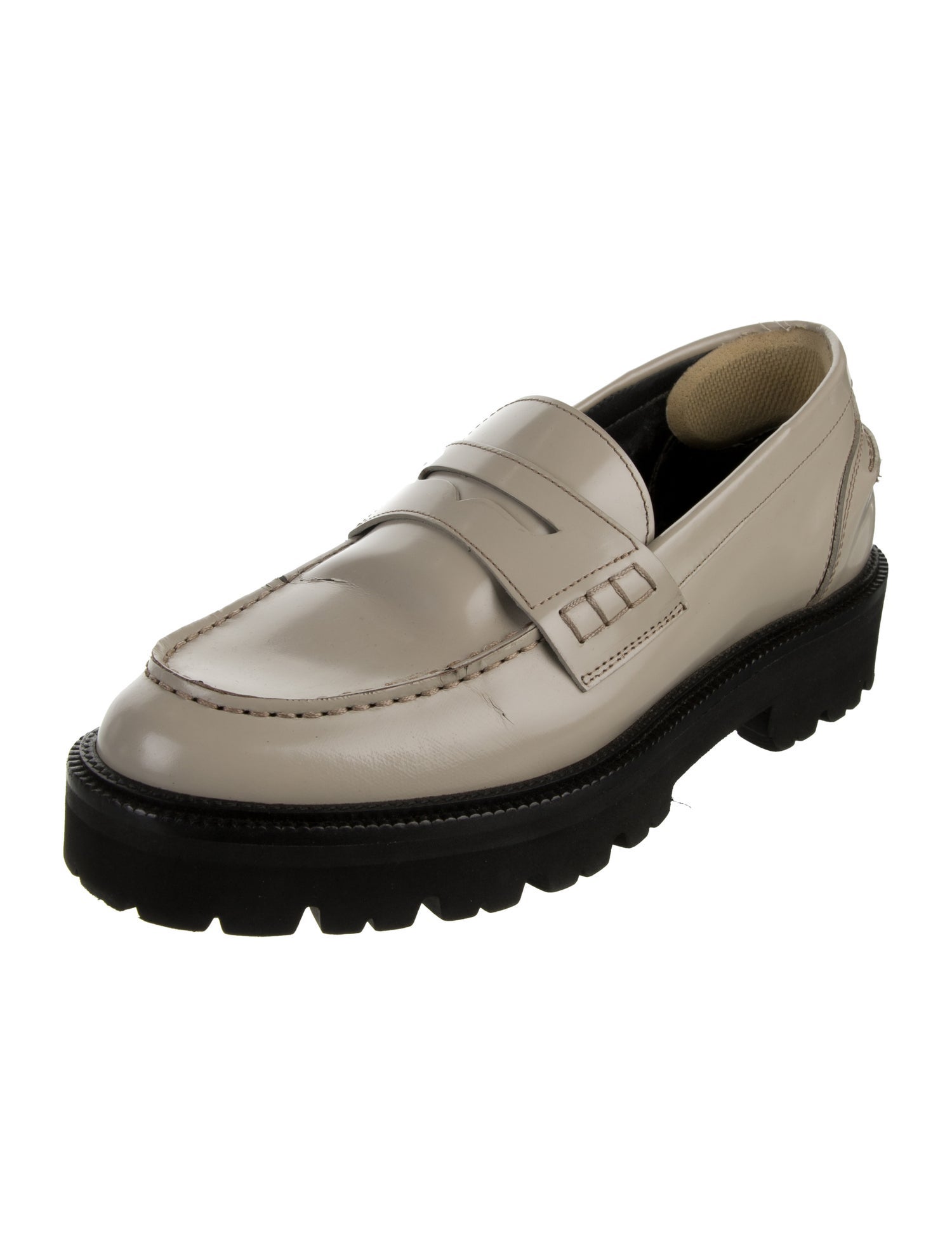 Closed Patent Leather Loafers
