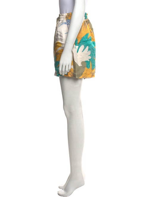 Closed Printed Mini Shorts