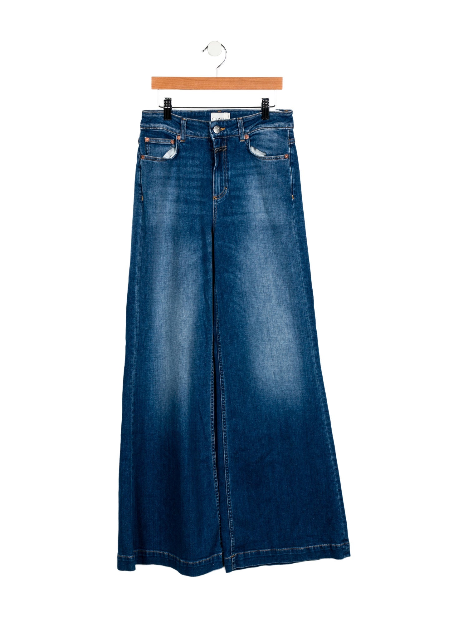 Closed Mid-Rise Wide Leg Jeans