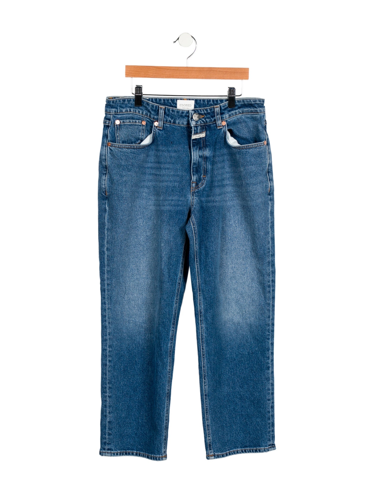 Closed Mid-Rise Straight Leg Jeans