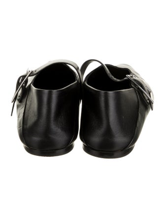 Closed Leather Mules