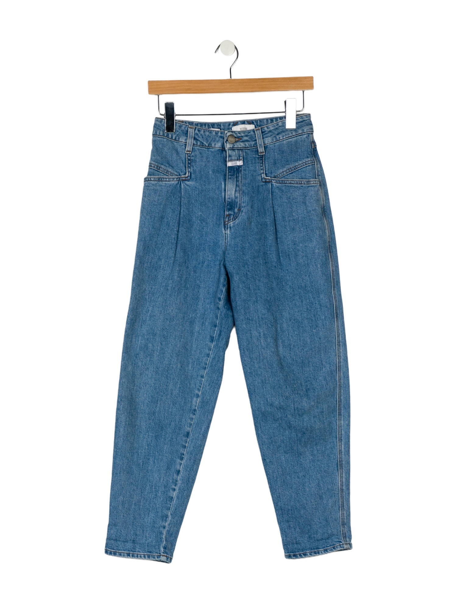 Closed High-Rise Straight Leg Jeans