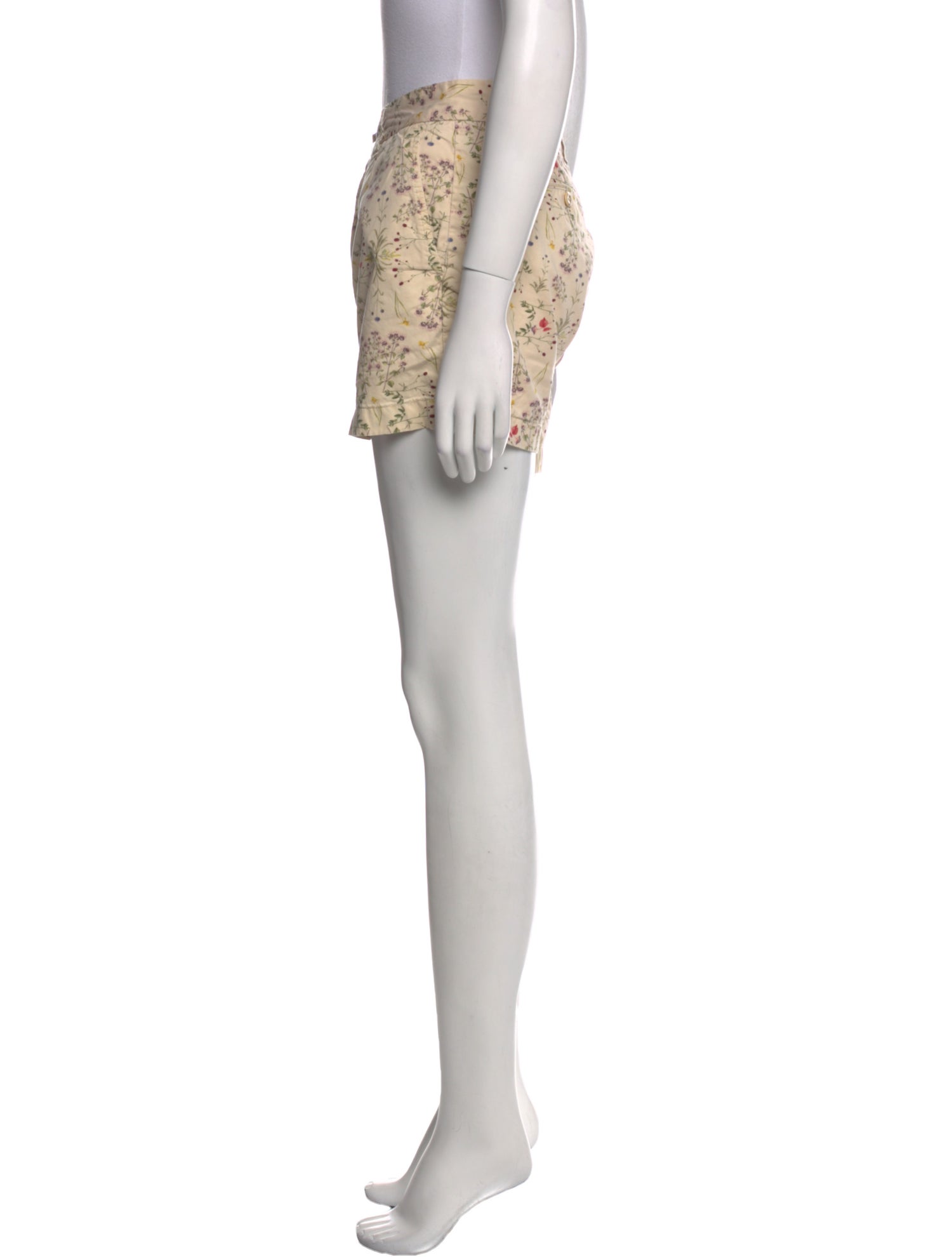 Closed Printed Mini Shorts