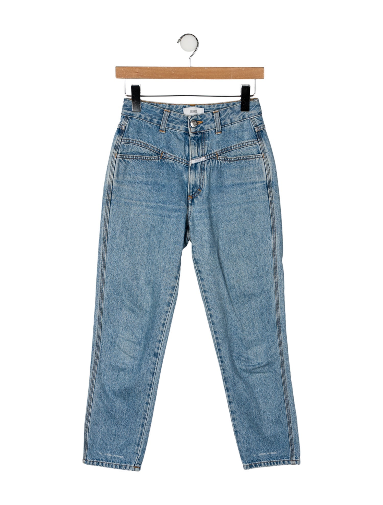 Closed Mid-Rise Straight Leg Jeans