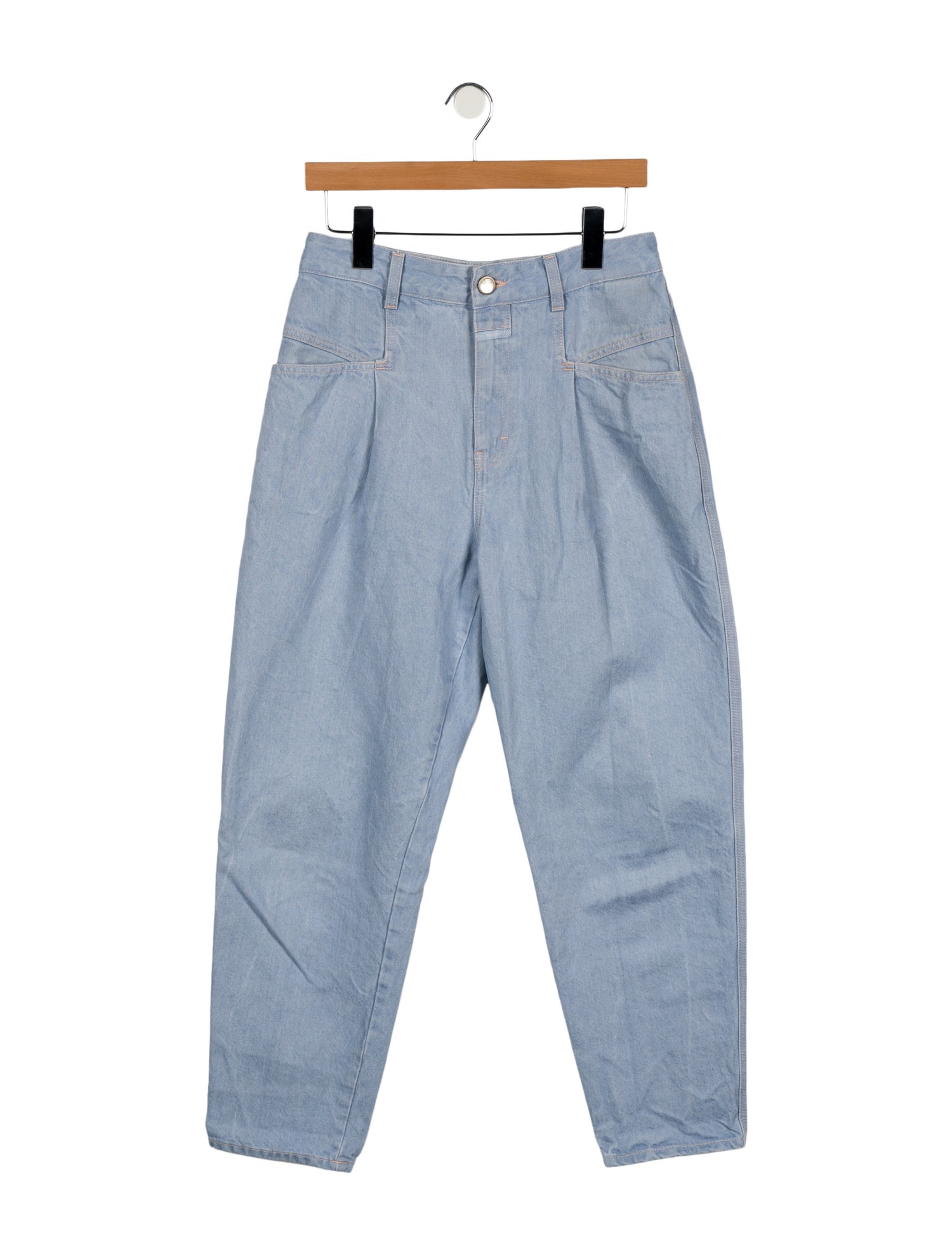 Closed High-Rise Straight Leg Jeans