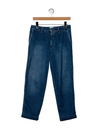 Closed Mid-Rise Straight Leg Jeans