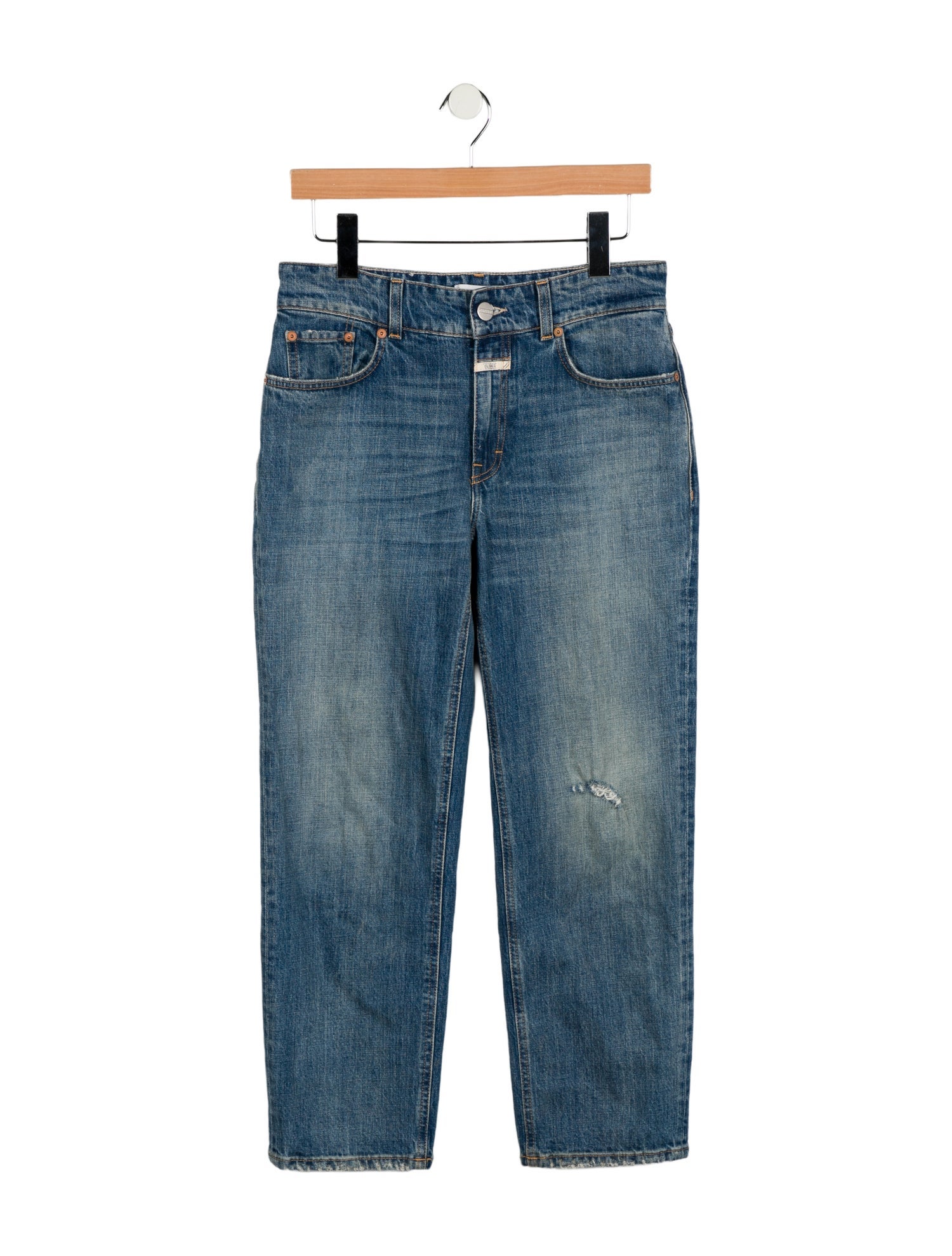 Closed Mid-Rise Straight Leg Jeans