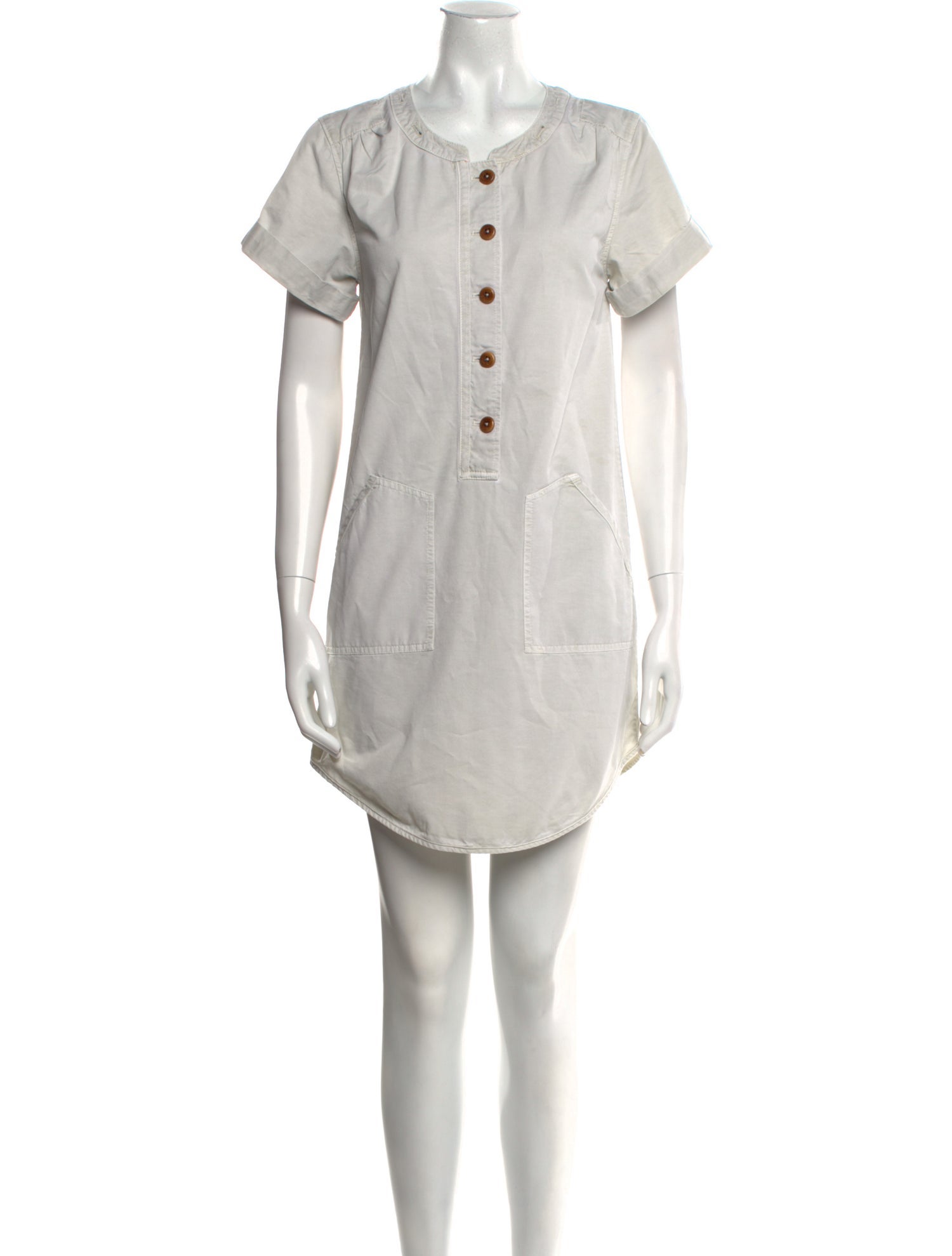 Closed Crew Neck Mini Dress