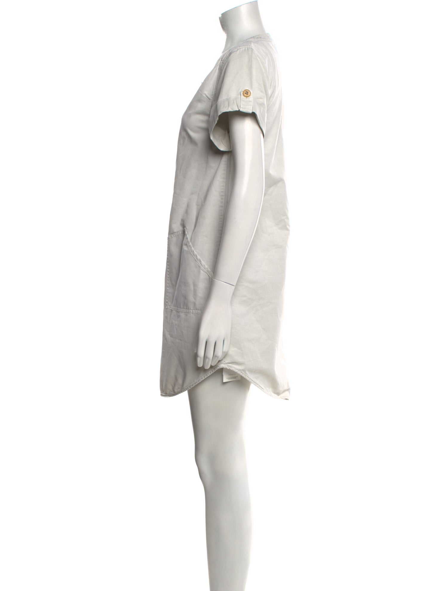 Closed Crew Neck Mini Dress